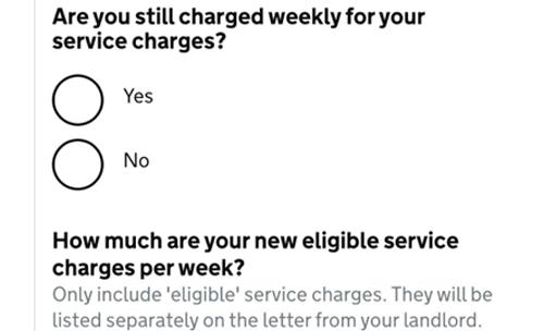 Weekly Service Charge