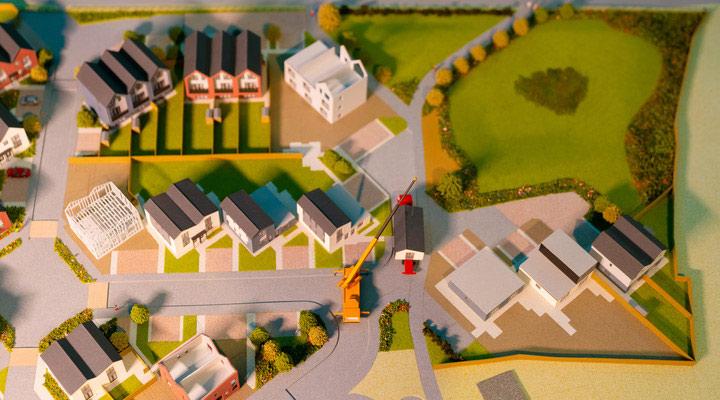 Gateshead Innovation Village site model