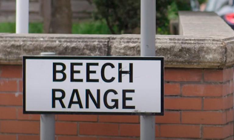 Beech Range sign.